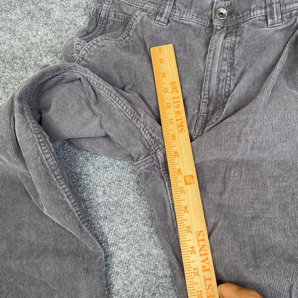 Vans Drill Chore Carpenter Pants Mens 30 Gray Corduroy Loose Fit Workwear Skater - Picture 8 of 11